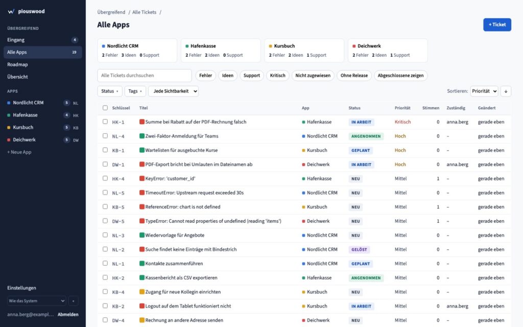 Screenshot: Woodwork